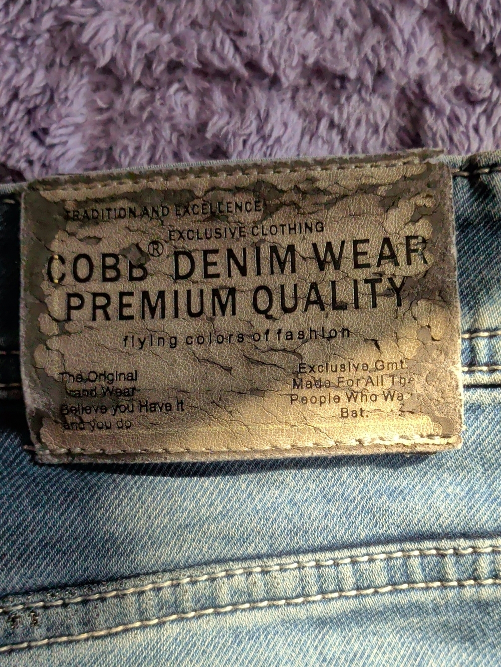 Light Blue Denim Jeans - Premium Quality Cobb Italy